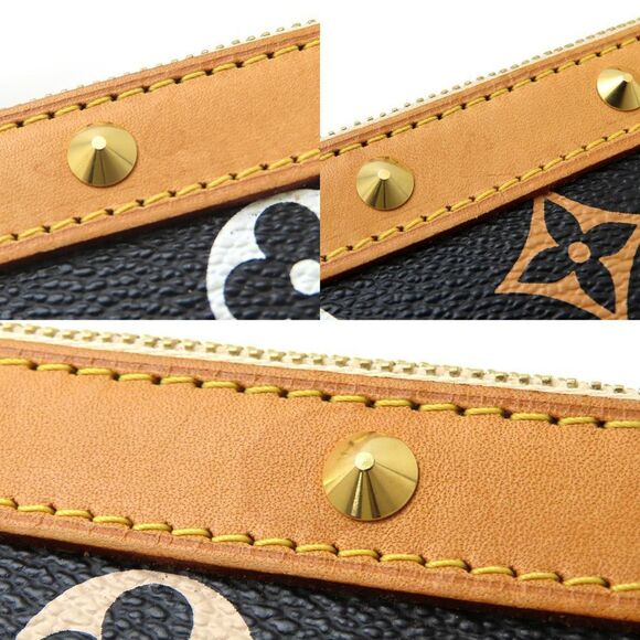 LOUIS VUITTON Black Monogram Pouch - Picture 5 of 9